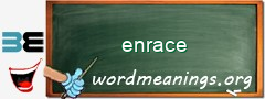 WordMeaning blackboard for enrace